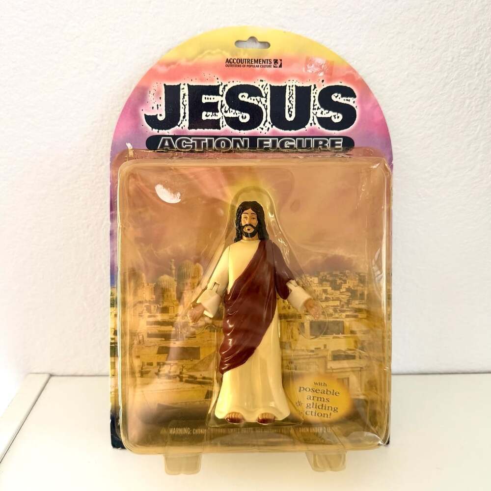 Accoutrements Jesus Action Figure New In Package 2001 Vintage